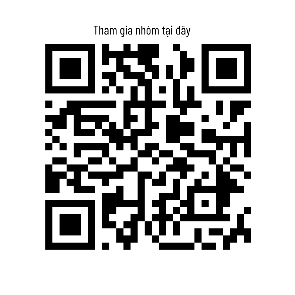 Hãy quét mã qr để tham gia nhóm của chúng tôi