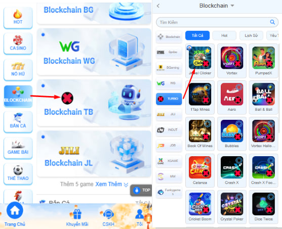 HƯỚNG DẪN VÀO GAME HOT ĐANG CHƠI